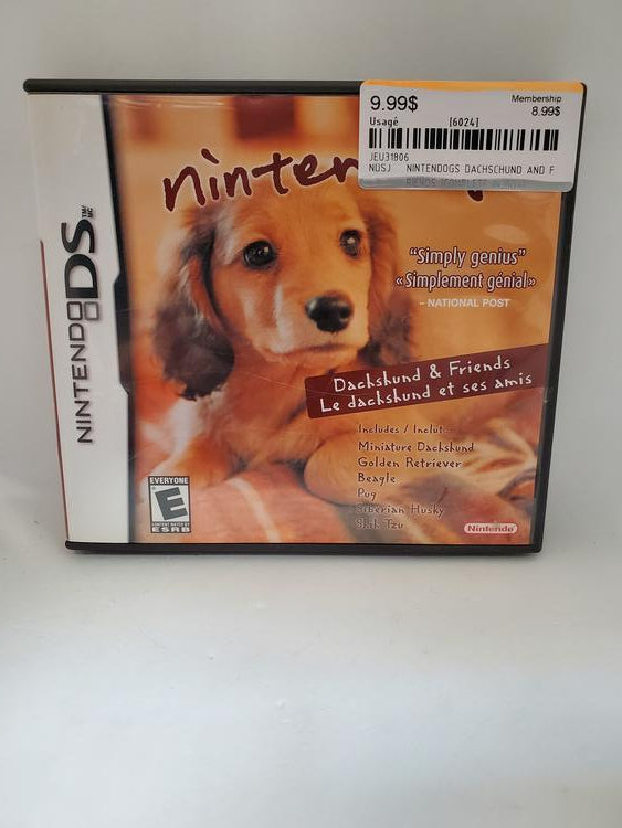 NINTENDOGS DACHSCHUND AND FRIENDS (COMPLETE IN BOX) (usagé)