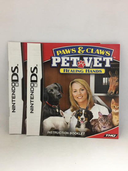 PAWS AND CLAWS PET VET HEALING HANDS (COMPLETE IN BOX) (usagé)