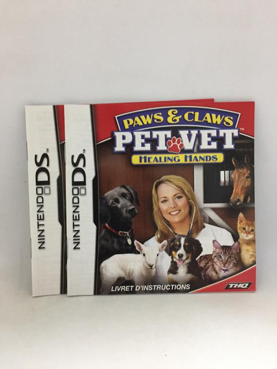 PAWS AND CLAWS PET VET HEALING HANDS (COMPLETE IN BOX)