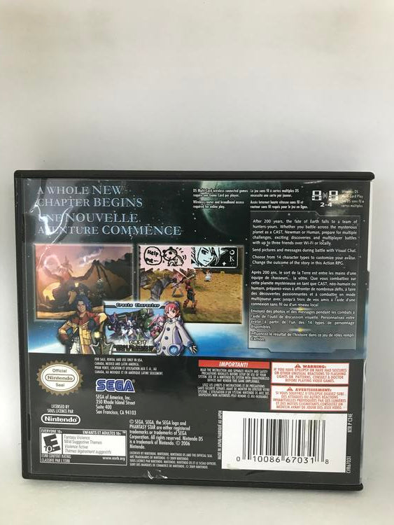 PHANTASY STAR 0 (COMPLETE IN BOX) (usagé)