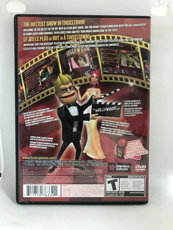 BUZZ HOLLYWOOD QUIZ GAME ONLY (COMPLETE IN BOX)