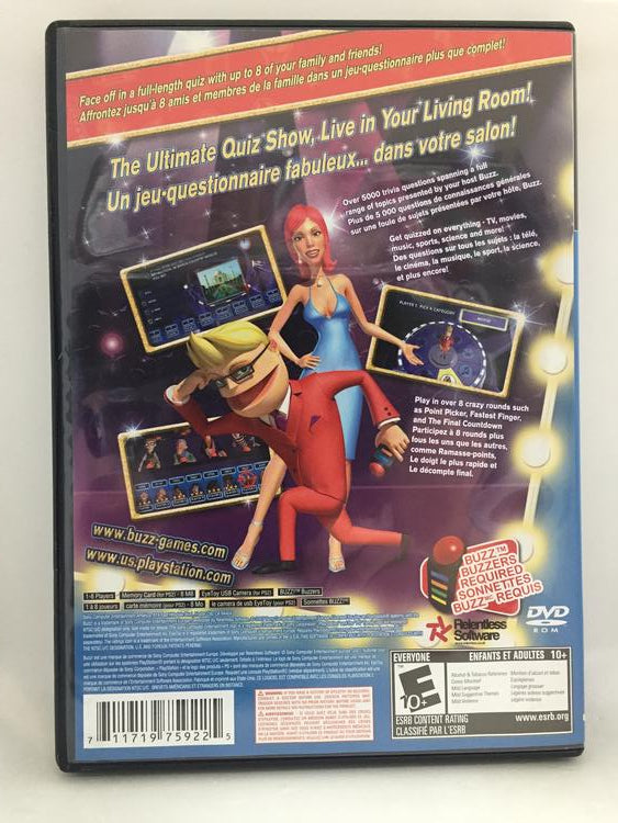 BUZZ THE MEGA QUIZ GAME ONLY (COMPLETE IN BOX)