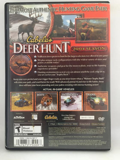 CABELA'S DEER HUNT 2004 (COMPLETE IN BOX)