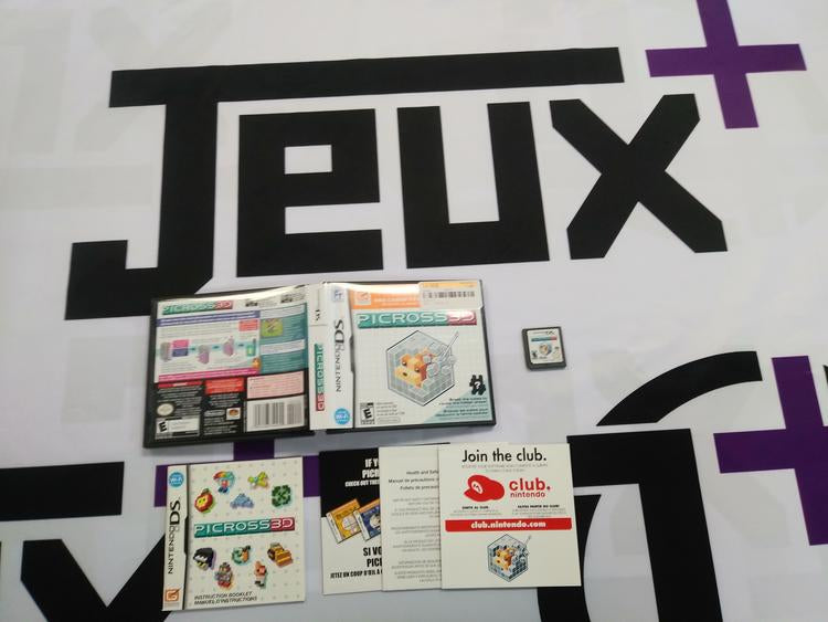 PICROSS 3D (COMPLETE IN BOX) (usagé)