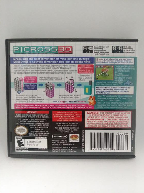 PICROSS 3D (COMPLETE IN BOX)