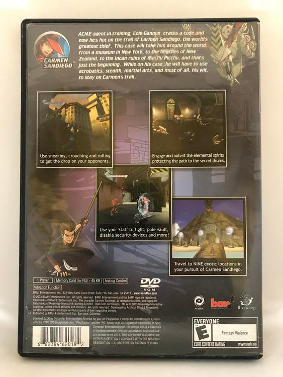CARMEN SANDIEGO THE SECRET OF THE STOLEN DRUMS (COMPLETE IN BOX)