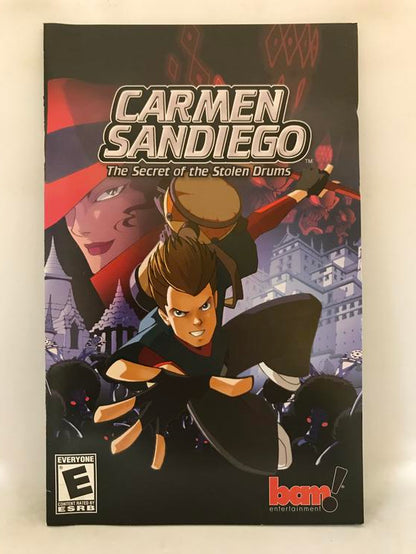 CARMEN SANDIEGO THE SECRET OF THE STOLEN DRUMS (COMPLETE IN BOX)
