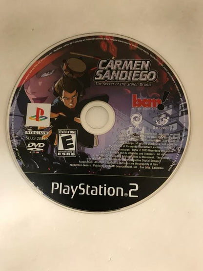 CARMEN SANDIEGO THE SECRET OF THE STOLEN DRUMS (COMPLETE IN BOX)