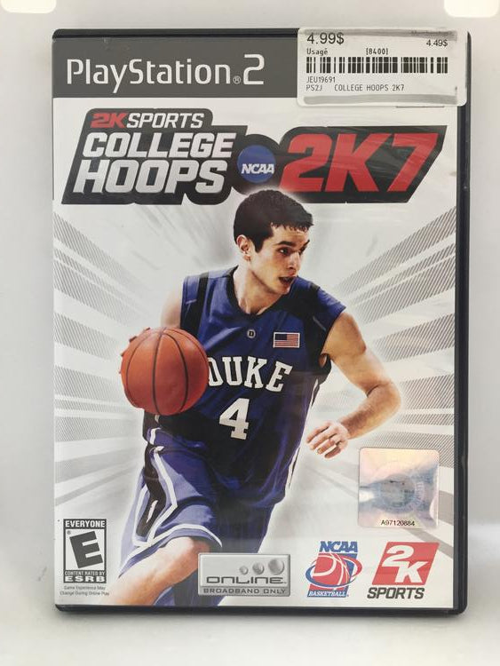 COLLEGE HOOPS 2K7 (COMPLETE IN BOX) (used)