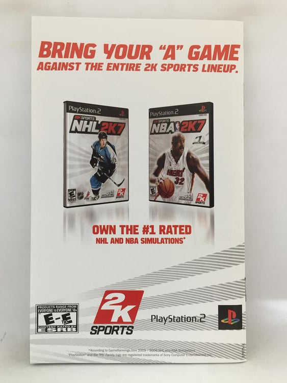 COLLEGE HOOPS 2K7 (COMPLETE IN BOX) (used)