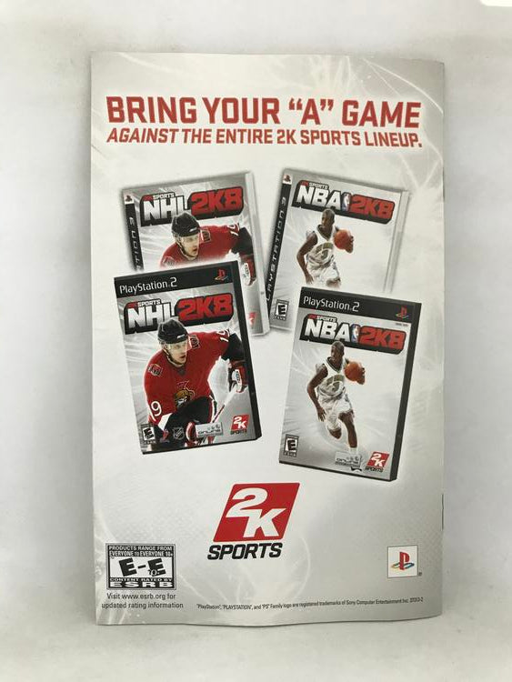 COLLEGE HOOPS 2K8 (COMPLETE IN BOX)