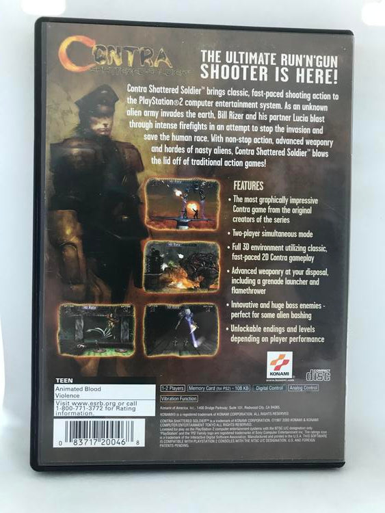CONTRA SHATTERED SOLDIER (COMPLETE IN BOX) (usagé)