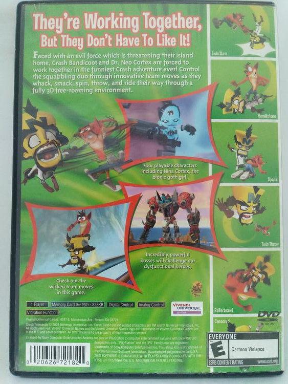 CRASH TWINSANITY (COMPLETE IN BOX) (usagé)