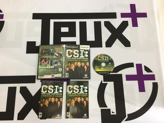 CSI 3 DIMENSIONS OF MURDER (COMPLETE IN BOX)