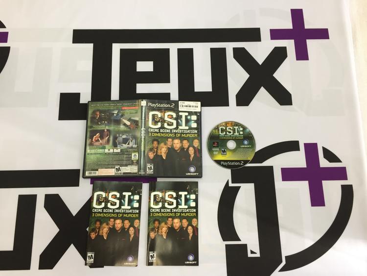 CSI 3 DIMENSIONS OF MURDER (COMPLETE IN BOX) (usagé)