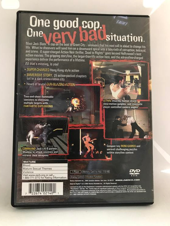 DEAD TO RIGHTS (COMPLETE IN BOX)