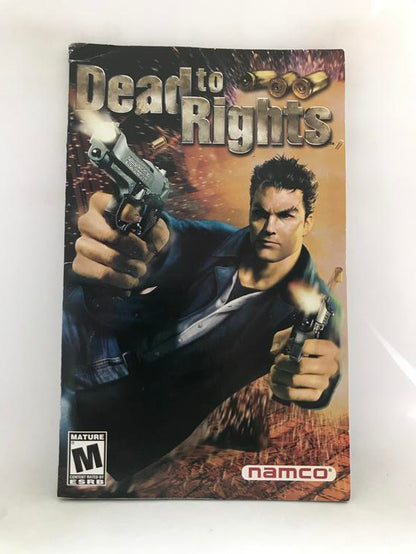 DEAD TO RIGHTS (COMPLETE IN BOX)