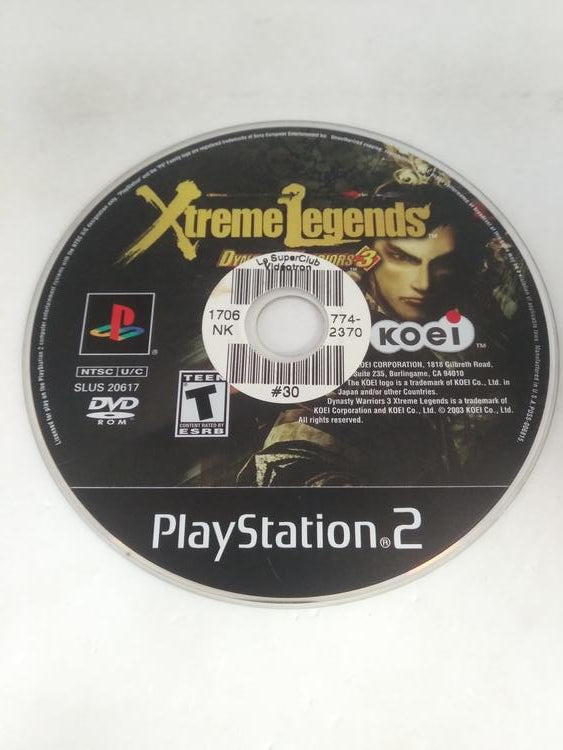 DYNASTY WARRIORS 3 XTREME LEGENDS (COMPLETE IN BOX) (used)