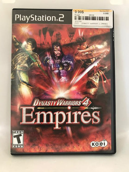 DYNASTY WARRIORS 4 EMPIRES (COMPLETE IN BOX) (used)