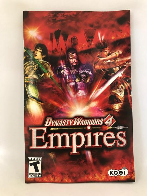 DYNASTY WARRIORS 4 EMPIRES (COMPLETE IN BOX) (used)