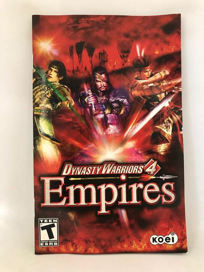 DYNASTY WARRIORS 4 EMPIRES (COMPLETE IN BOX) (used)