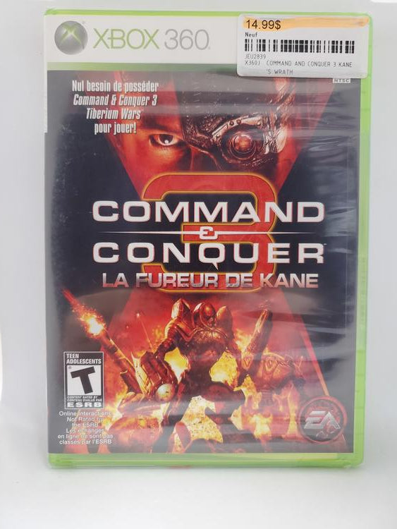 COMMAND AND CONQUER 3 KANE'S WRATH (COMPLETE IN BOX)