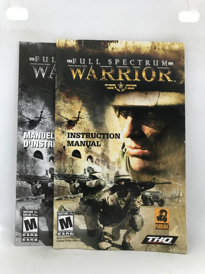 FULL SPECTRUM WARRIOR (COMPLETE IN BOX)