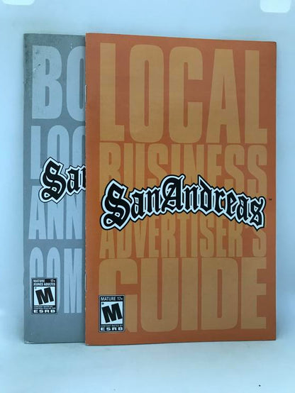 GRAND THEFT AUTO SAN ANDREAS SPECIAL EDITION (COMPLETE IN BOX)