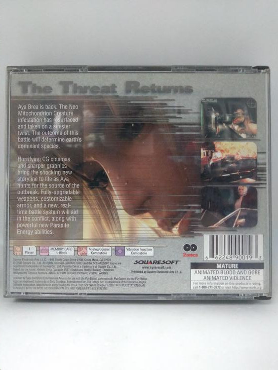PARASITE EVE II (COMPLETE IN BOX) (usagé)