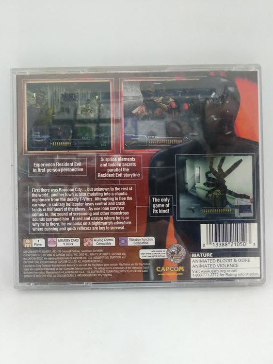 RESIDENT EVIL SURVIVOR (COMPLETE IN BOX)