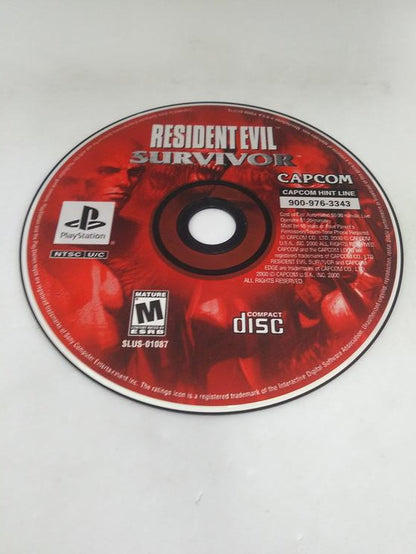 RESIDENT EVIL SURVIVOR (COMPLETE IN BOX)