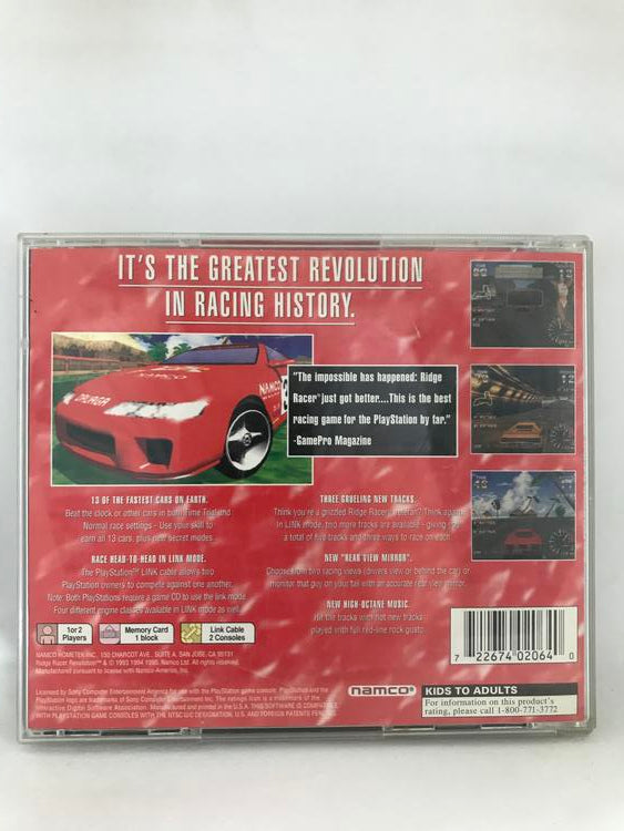 RIDGE RACER REVOLUTION (COMPLETE IN BOX) (usagé)