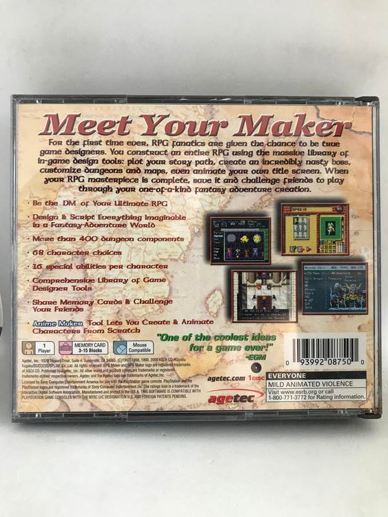RPG MAKER (COMPLETE IN BOX)