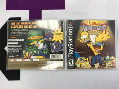 THE SIMPSONS WRESTLING (WITH BOX) (usagé)