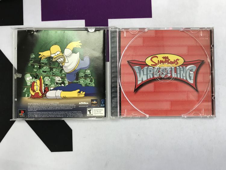 THE SIMPSONS WRESTLING (WITH BOX) (usagé)