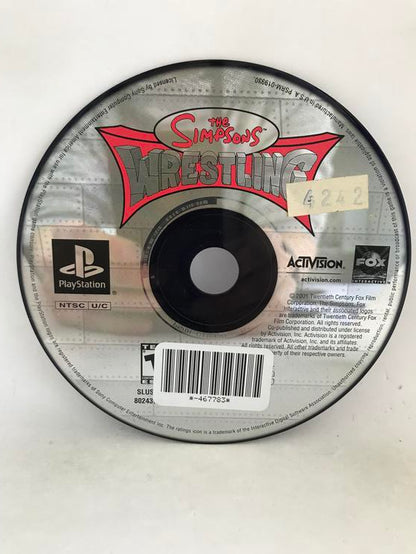 THE SIMPSONS WRESTLING (WITH BOX) (usagé)