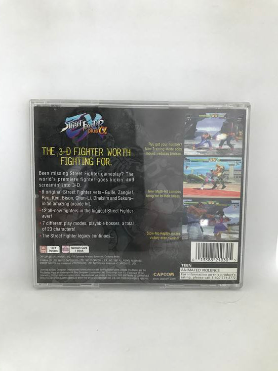 STREET FIGHTER EX PLUS ALPHA (WITH BOX)