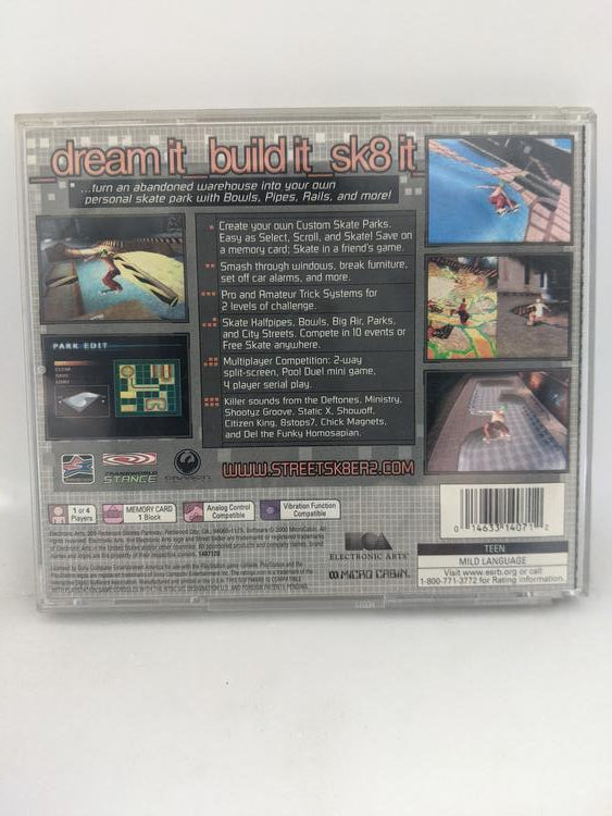 STREET SK8ER 2 (COMPLETE IN BOX)