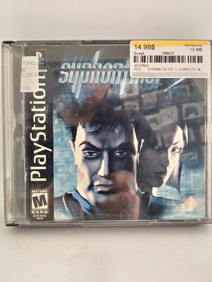 SYPHON FILTER 3 (COMPLETE IN BOX)
