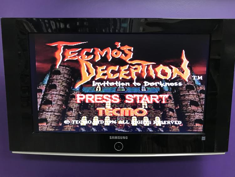TECMO'S DECEPTION INVITATION TO DARKNESS (COMPLETE IN BOX) (usagé)