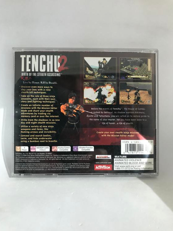 TENCHU 2 (COMPLETE IN BOX)