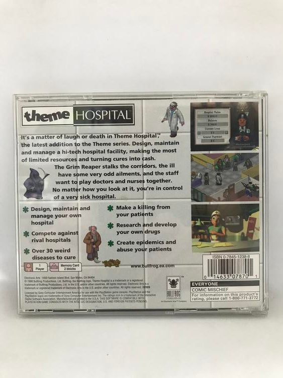 THEME HOSPITAL (COMPLETE IN BOX) (usagé)
