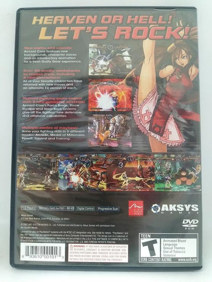 GUILTY GEAR XX ACCENT CORE (COMPLETE IN BOX)