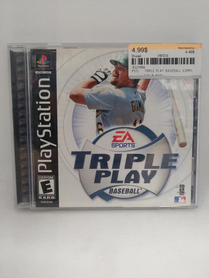 TRIPLE PLAY BASEBALL (COMPLETE IN BOX)