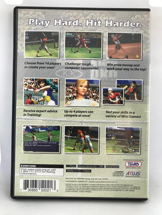 HARD HITTER TENNIS (COMPLETE IN BOX)