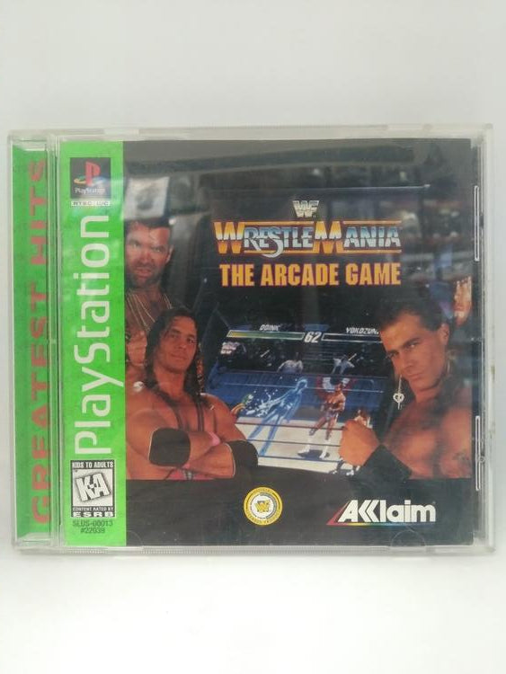 WWF WRESTLEMANIA THE ARCADE GAME GREATEST HITS (COMPLETE IN BOX)