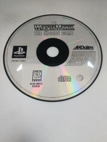 WWF WRESTLEMANIA THE ARCADE GAME GREATEST HITS (COMPLETE IN BOX)