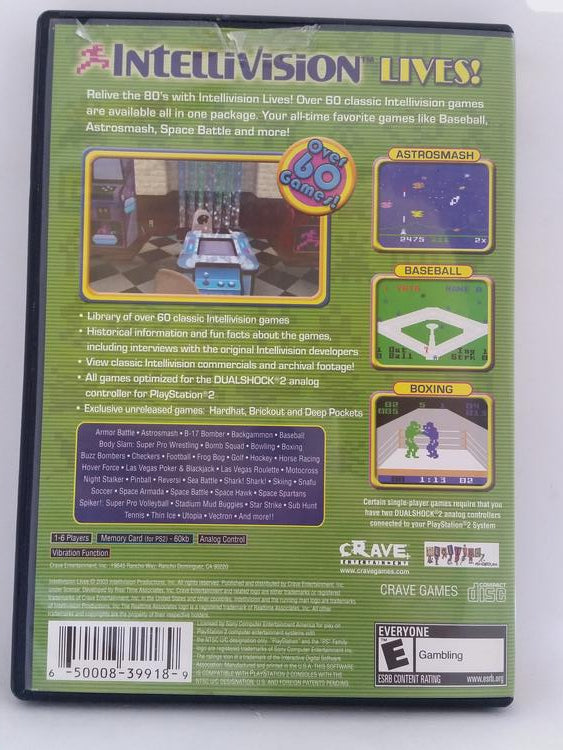 INTELLIVISION LIVES (WITH BOX) (usagé)