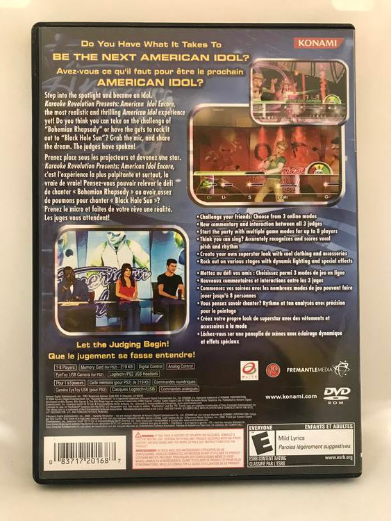 KARAOKE REVOLUTION AMERICAN IDOL ENCORE (COMPLETE IN BOX) (usagé)