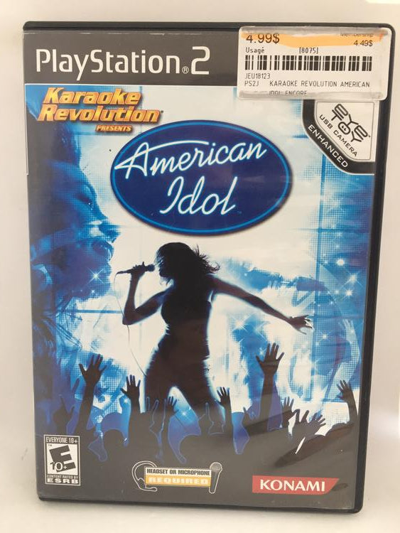 KARAOKE REVOLUTION PRESENT AMERICAN IDOL ENCORE 2 (COMPLETE IN BOX) (usagé)